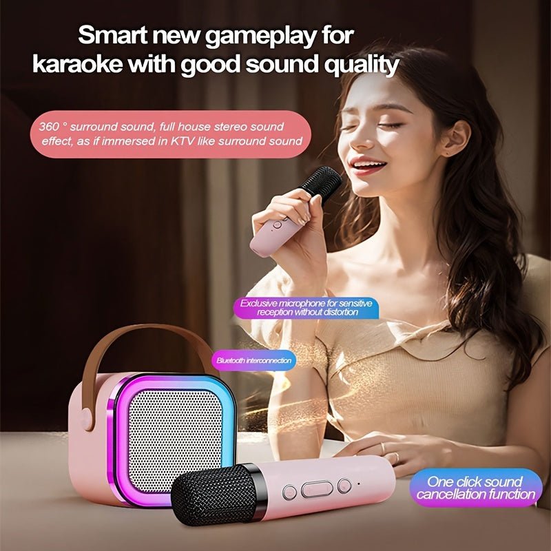 Dual Mini Portable Karaoke Wireless Speaker - HazMarket