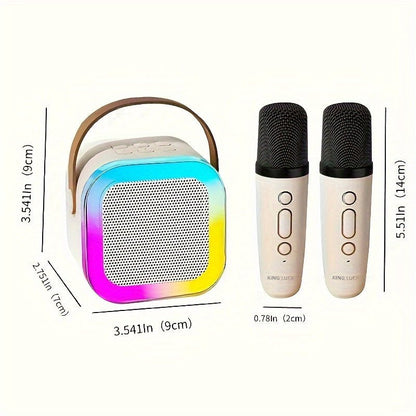 Dual Mini Portable Karaoke Wireless Speaker - HazMarket