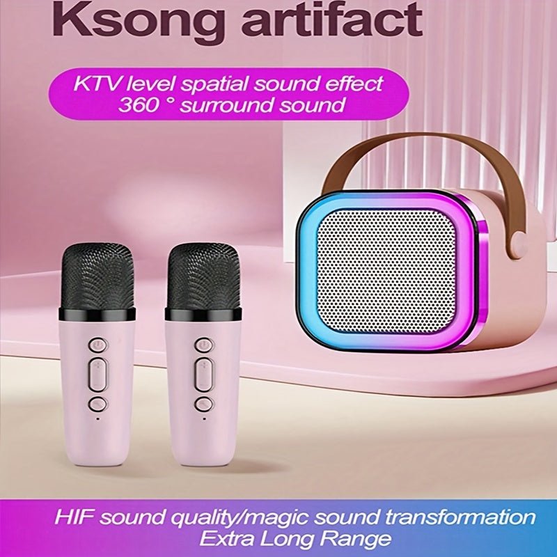 Dual Mini Portable Karaoke Wireless Speaker - HazMarket