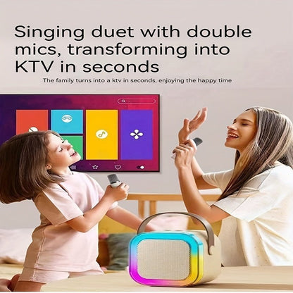 Dual Mini Portable Karaoke Wireless Speaker - HazMarket