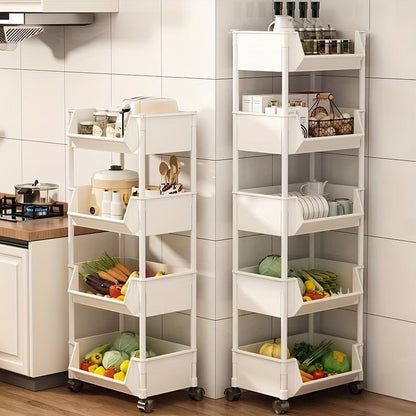 Durable Multi - Layer Organizer Rack with Wheels - HazMarket