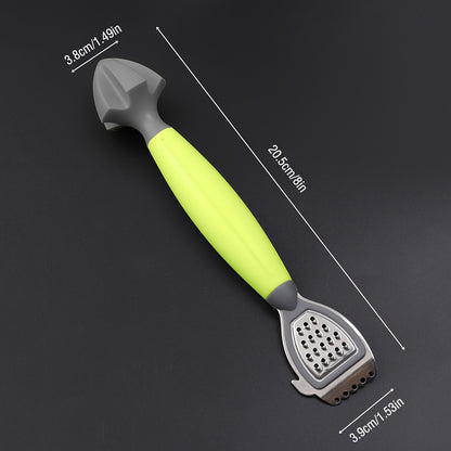 Stainless Steel Dual-Head Lemon Squeezer & Grater