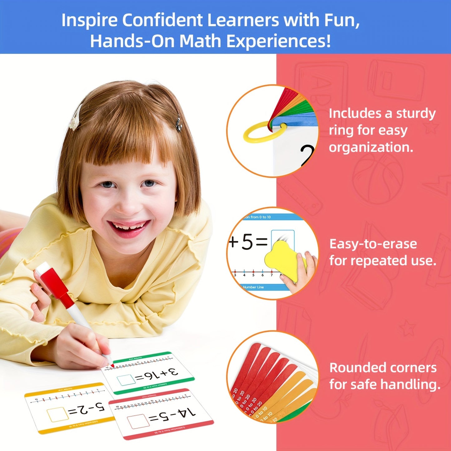 Educational Number Flash Cards Set