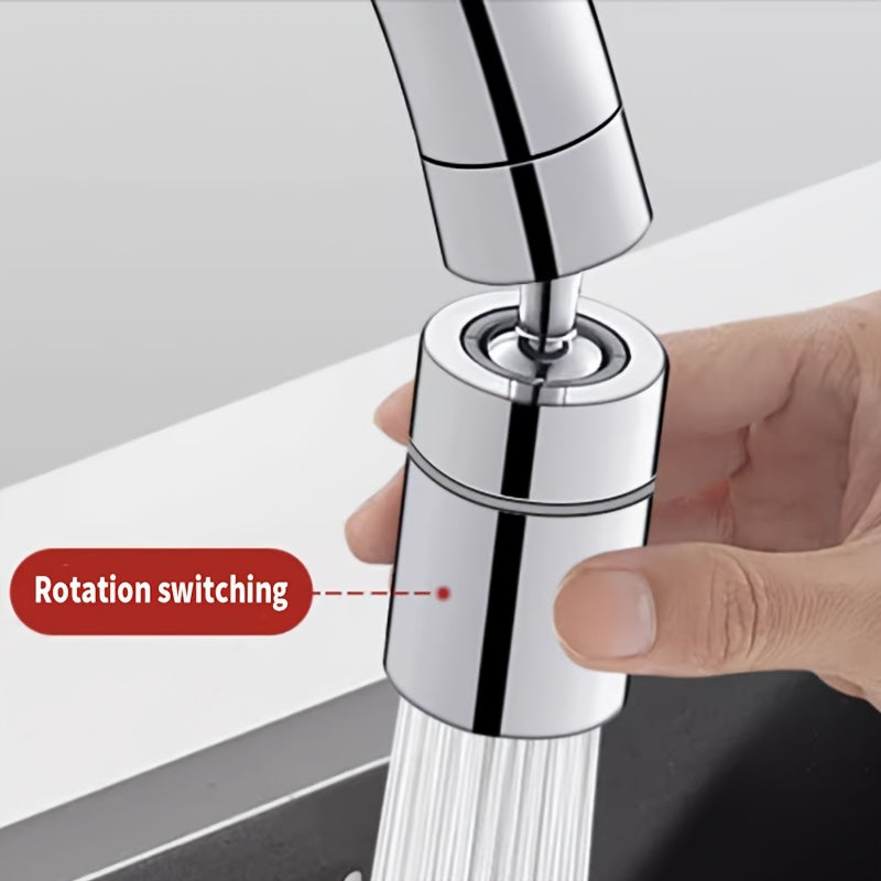 360° Rotating Dual-Mode Kitchen and Bathroom Splash Guard Faucet Aerator
