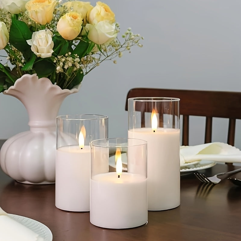 3pcs Flameless LED Electronic Candles
