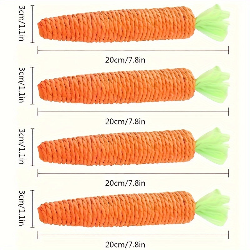 Carrot-Shaped Cat Chew Toys