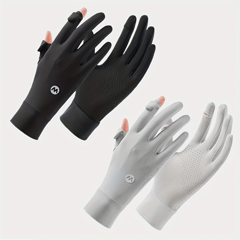2 Pairs Women's Lightweight Stretch Gloves