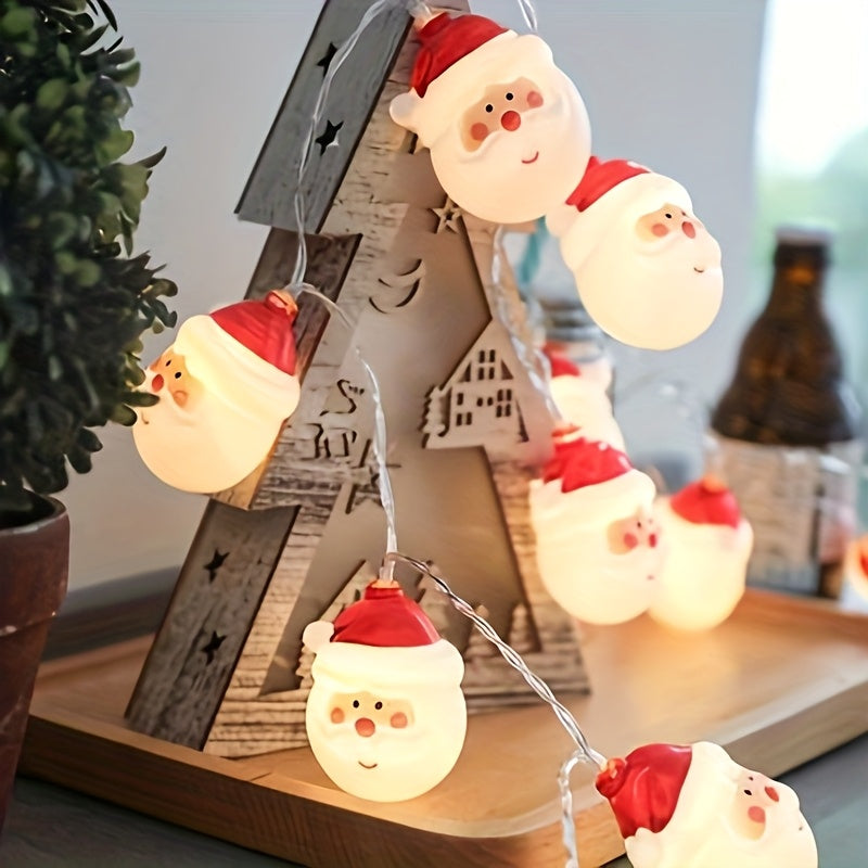 Santa Claus Christmas String Lights