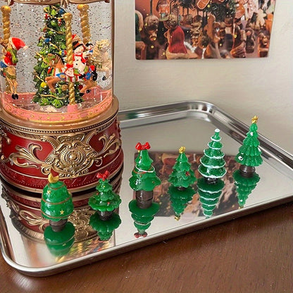 5 Sets Mini Christmas Trees