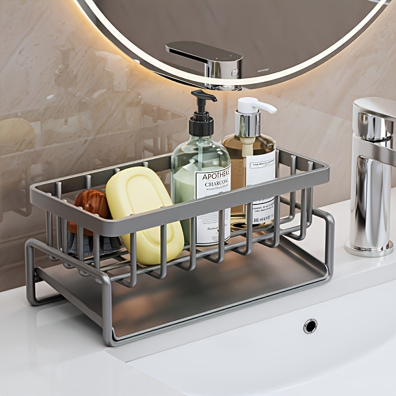Space-Saving Kitchen Sink Organizer & Storage Rack