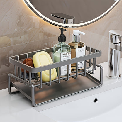 Space-Saving Kitchen Sink Organizer & Storage Rack