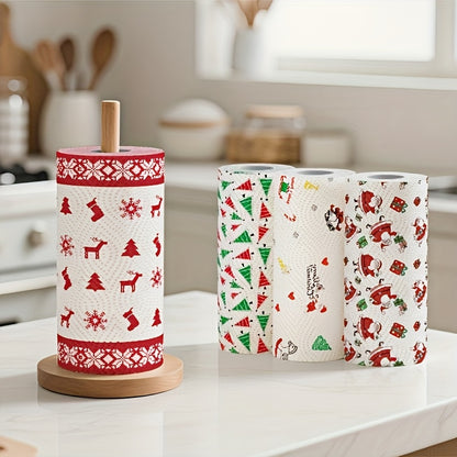 Thickened 3-Layer Christmas Kitchen Paper