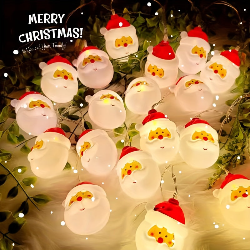 Santa Claus Christmas String Lights