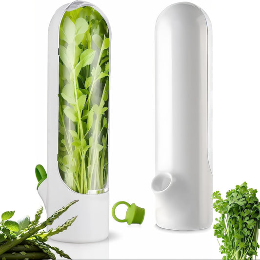 1pc Herb Keeper for Refrigerator