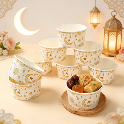 10pcs Ramadan Paper Bowl