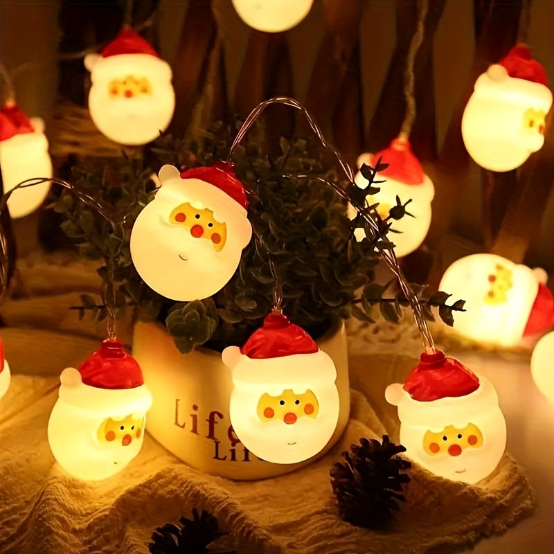 Santa Claus Christmas String Lights