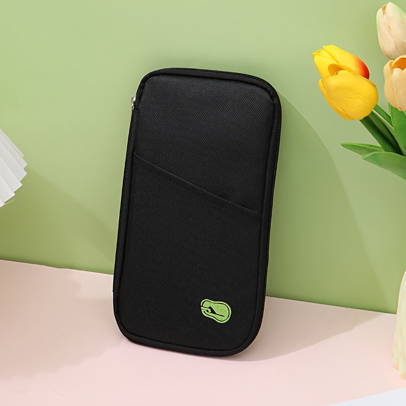 Multi-Compartment Passport Organizer