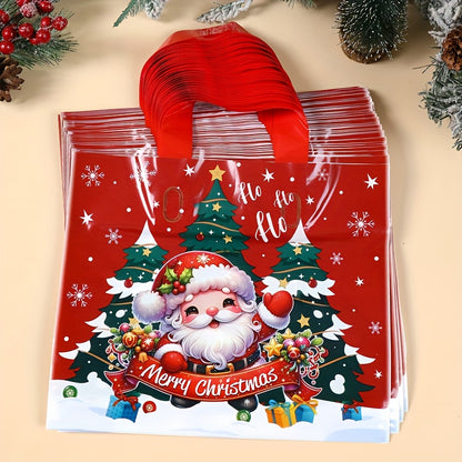 25pcs Festive Santa Claus Christmas Gift Bags
