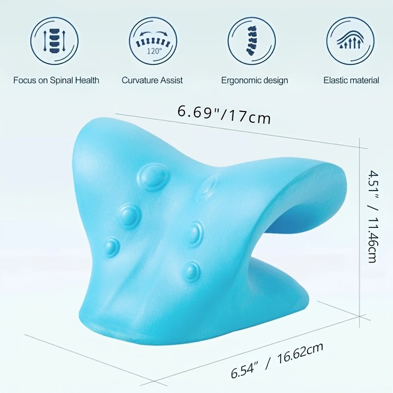 Ergonomic C - Shaped Neck and Shoulder Relaxer Pillow - HazMarket