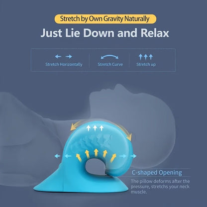 Ergonomic C - Shaped Neck and Shoulder Relaxer Pillow - HazMarket