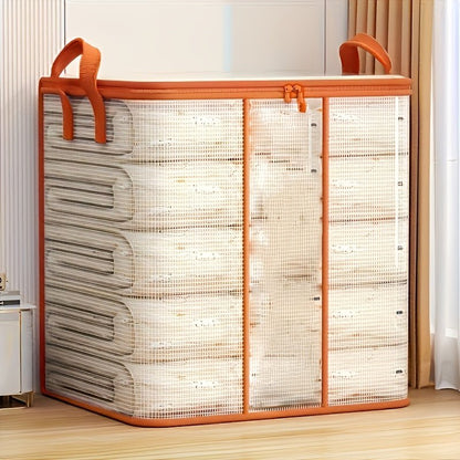 Extra - Large Waterproof PVC Storage Bag for Clothes & Quilts - Transparent, Moisture - Proof Organizer for Dorms, Moving & Back to School Essentials - HazMarket
