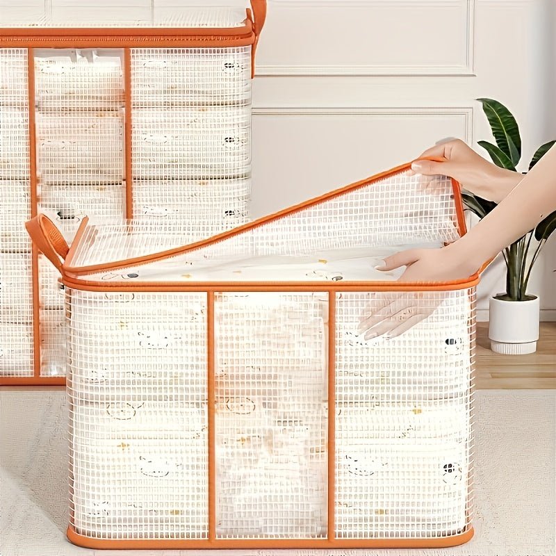 Extra - Large Waterproof PVC Storage Bag for Clothes & Quilts - Transparent, Moisture - Proof Organizer for Dorms, Moving & Back to School Essentials - HazMarket