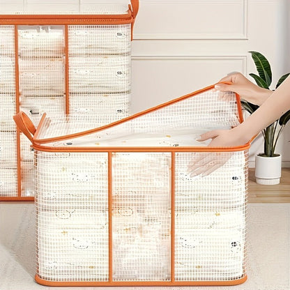 Extra - Large Waterproof PVC Storage Bag for Clothes & Quilts - Transparent, Moisture - Proof Organizer for Dorms, Moving & Back to School Essentials - HazMarket
