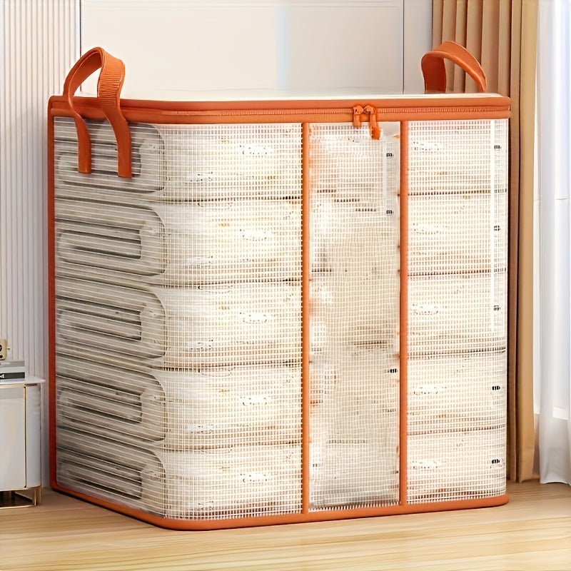 Extra - Large Waterproof PVC Storage Bag for Clothes & Quilts - Transparent, Moisture - Proof Organizer for Dorms, Moving & Back to School Essentials - HazMarket
