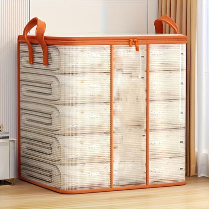 Extra - Large Waterproof PVC Storage Bag for Clothes & Quilts - Transparent, Moisture - Proof Organizer for Dorms, Moving & Back to School Essentials - HazMarket