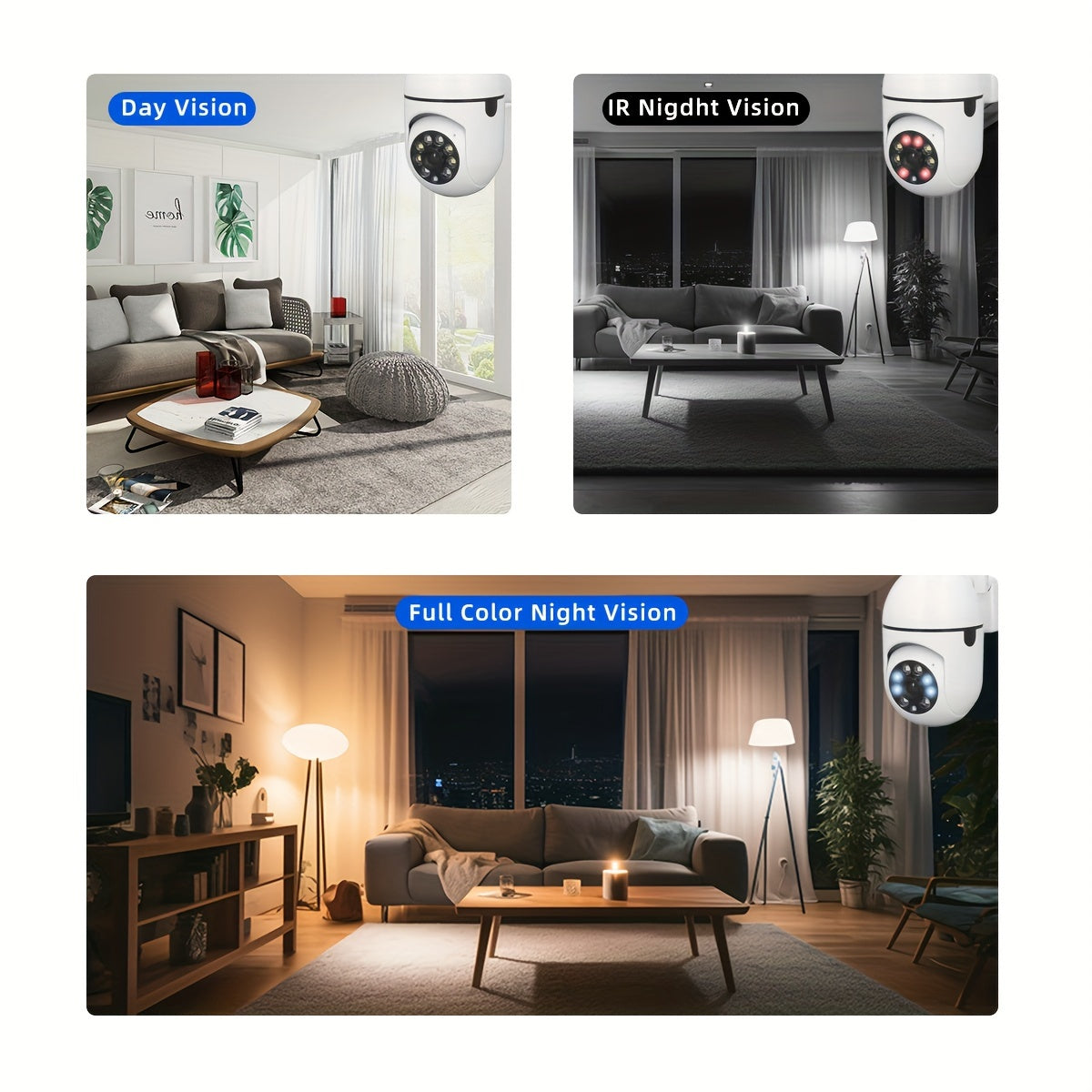 Wi-Fi Smart Home Security Camera With Motion Tracking