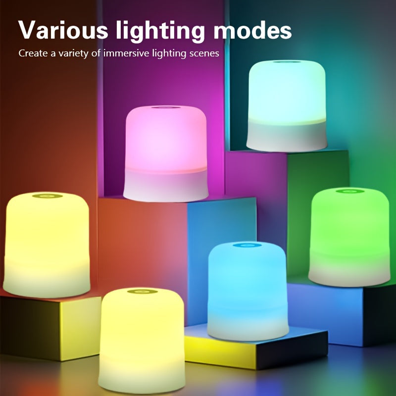 Multi-Color Dimmable Bedside Lamp