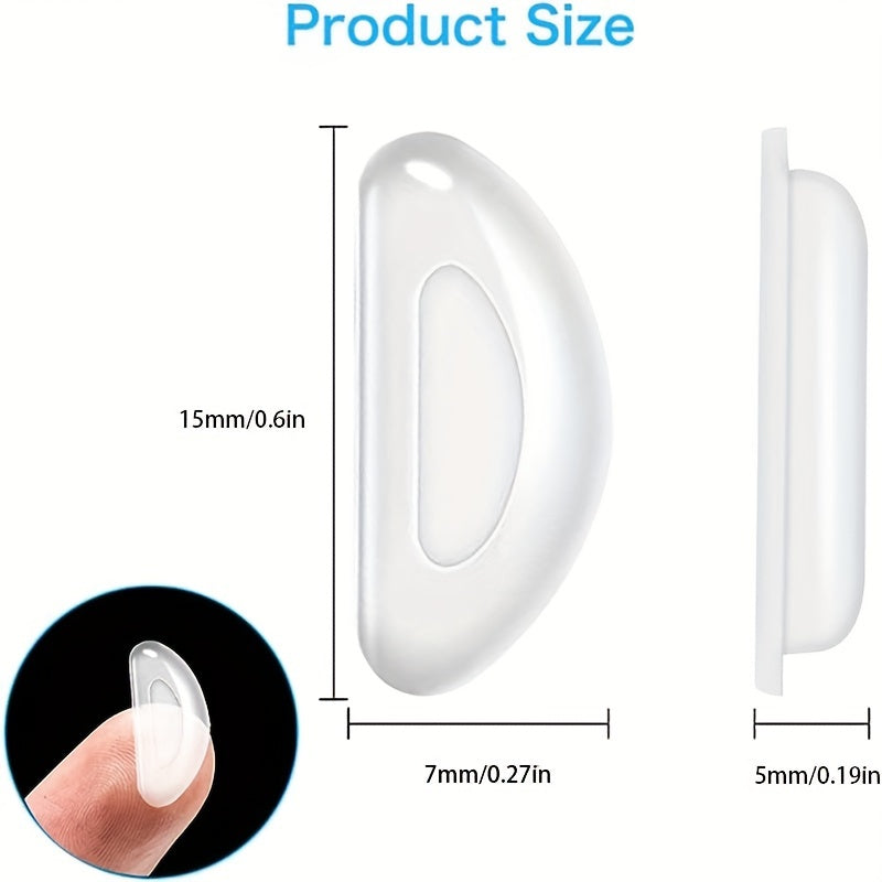 Anti-Slip Nose Pads for Plastic Frames