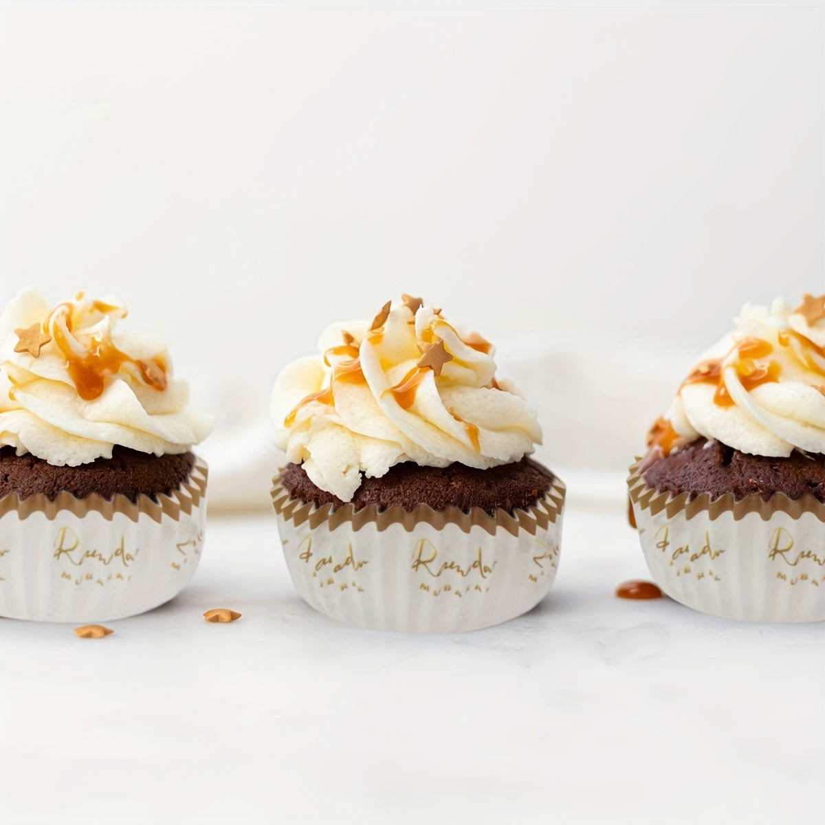 50pcs Ramadan Mubarak Cupcake Holders