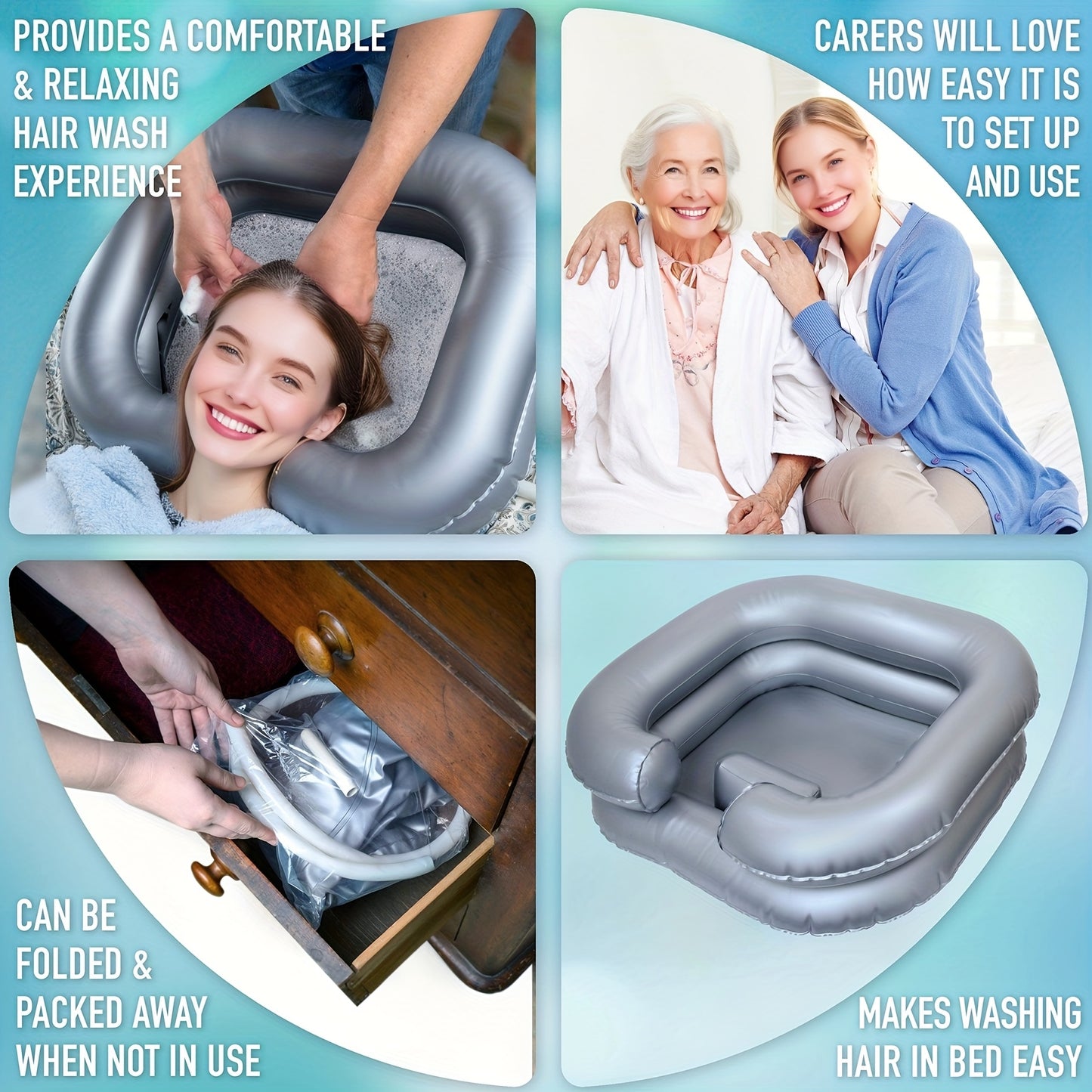 Portable Inflatable Hair Washing Basin