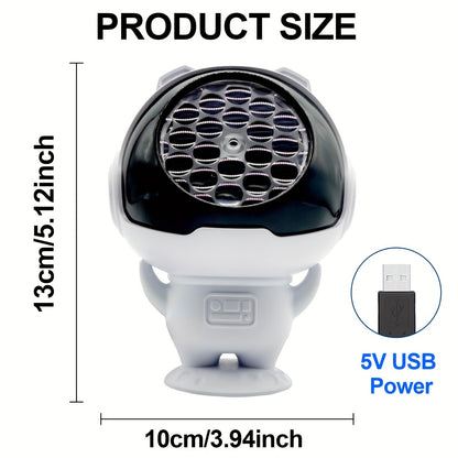 USB-Powered LED Snowflake & Christmas Tree Projector Light