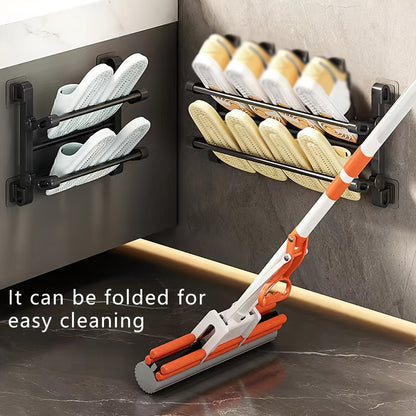 Foldable Wall - Mounted Slippers Organizer - HazMarket