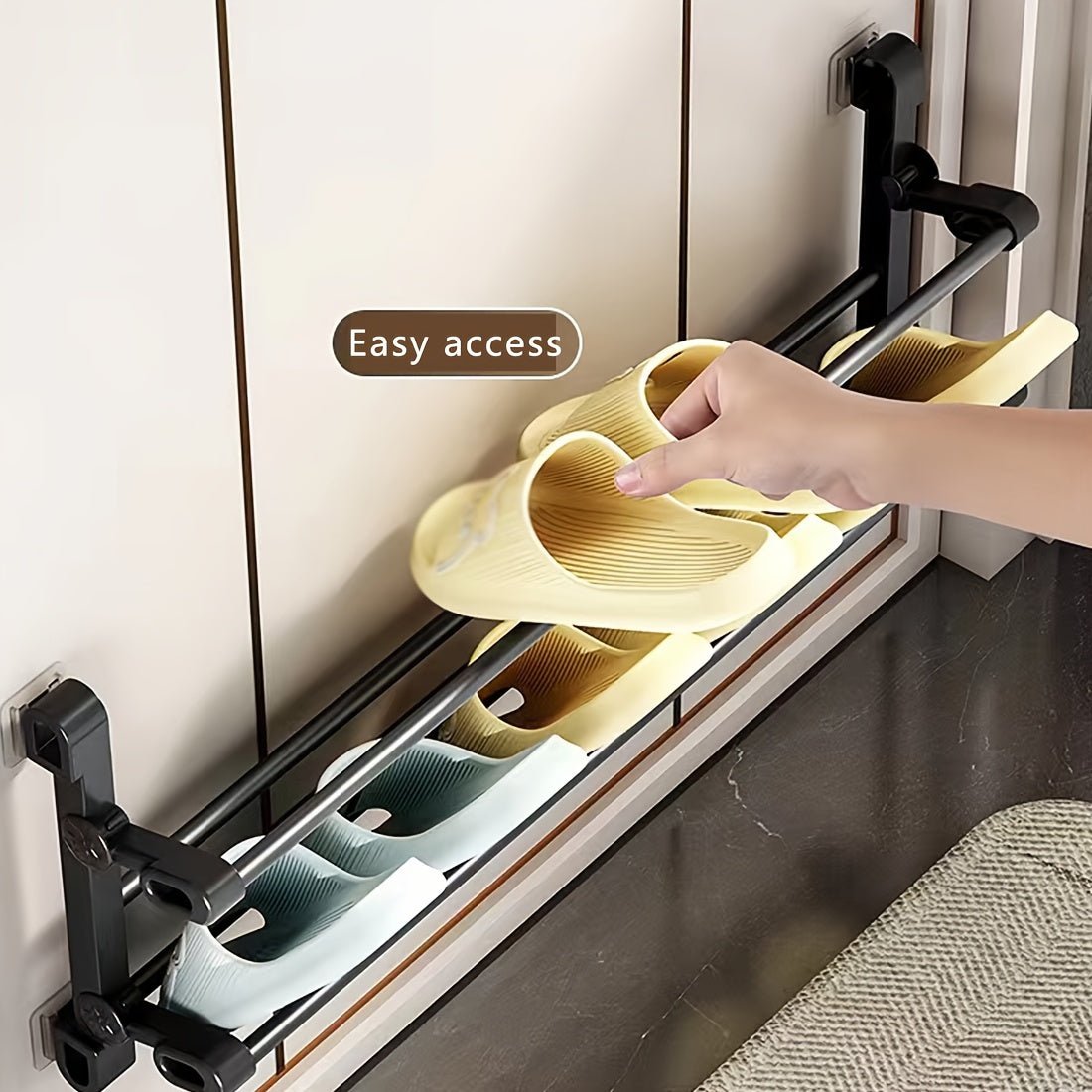 Foldable Wall - Mounted Slippers Organizer - HazMarket