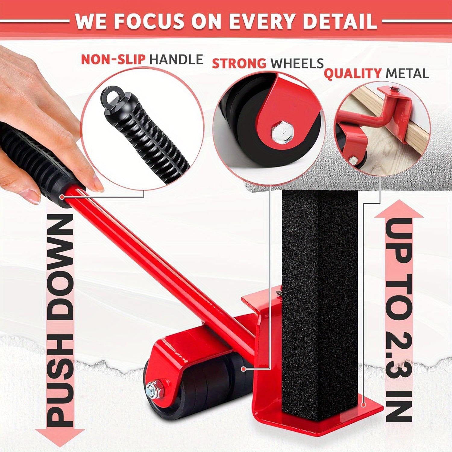 Heavy - duty Furniture Lifting Roller - HazMarket