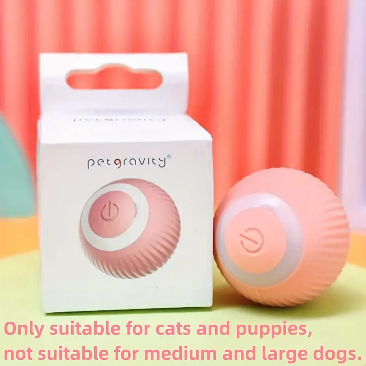 Interactive Smart Rolling Ball Toy for Cats & Small Dogs - HazMarket