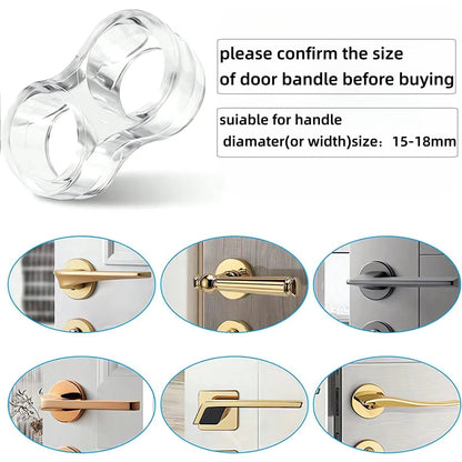 Invisible Anti - collision Wall Silent Door Handle - HazMarket