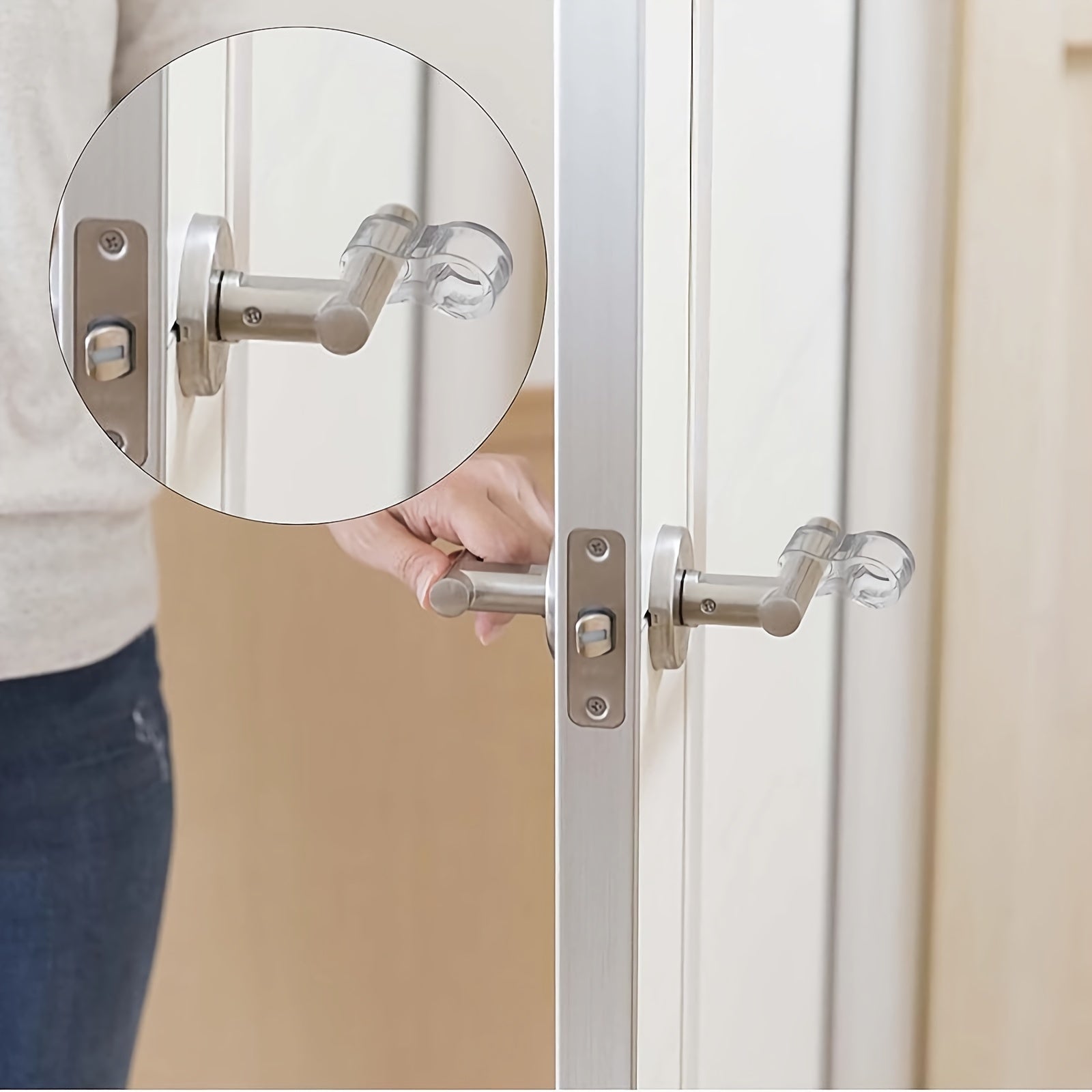 Invisible Anti - collision Wall Silent Door Handle - HazMarket