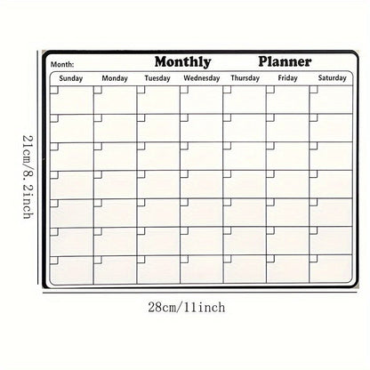 Magnetic Whiteboard for Notes, Weekly Planner & Office - HazMarket