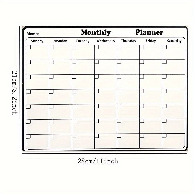 Magnetic Whiteboard for Notes, Weekly Planner & Office - HazMarket