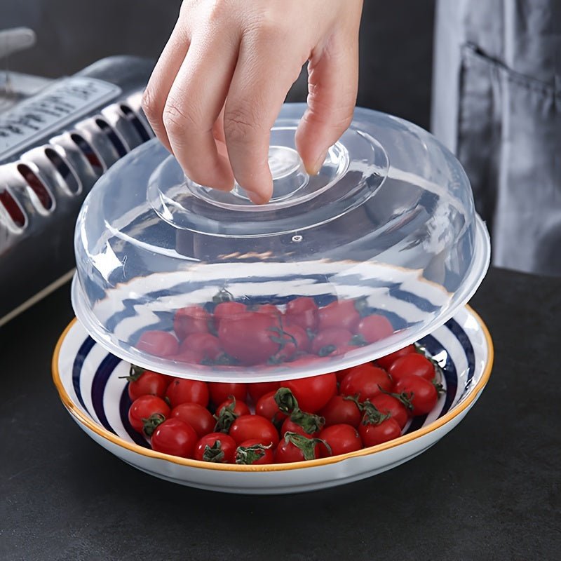 Microwave - Safe Round Plastic Bowl Cover - Fresh Preserving Lid for Kitchen and Dining - HazMarket