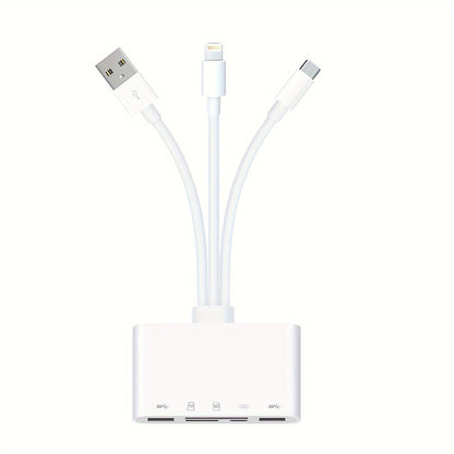 Multi - Device Memory Card Reader with Micro SD & SD Card Slots - HazMarket