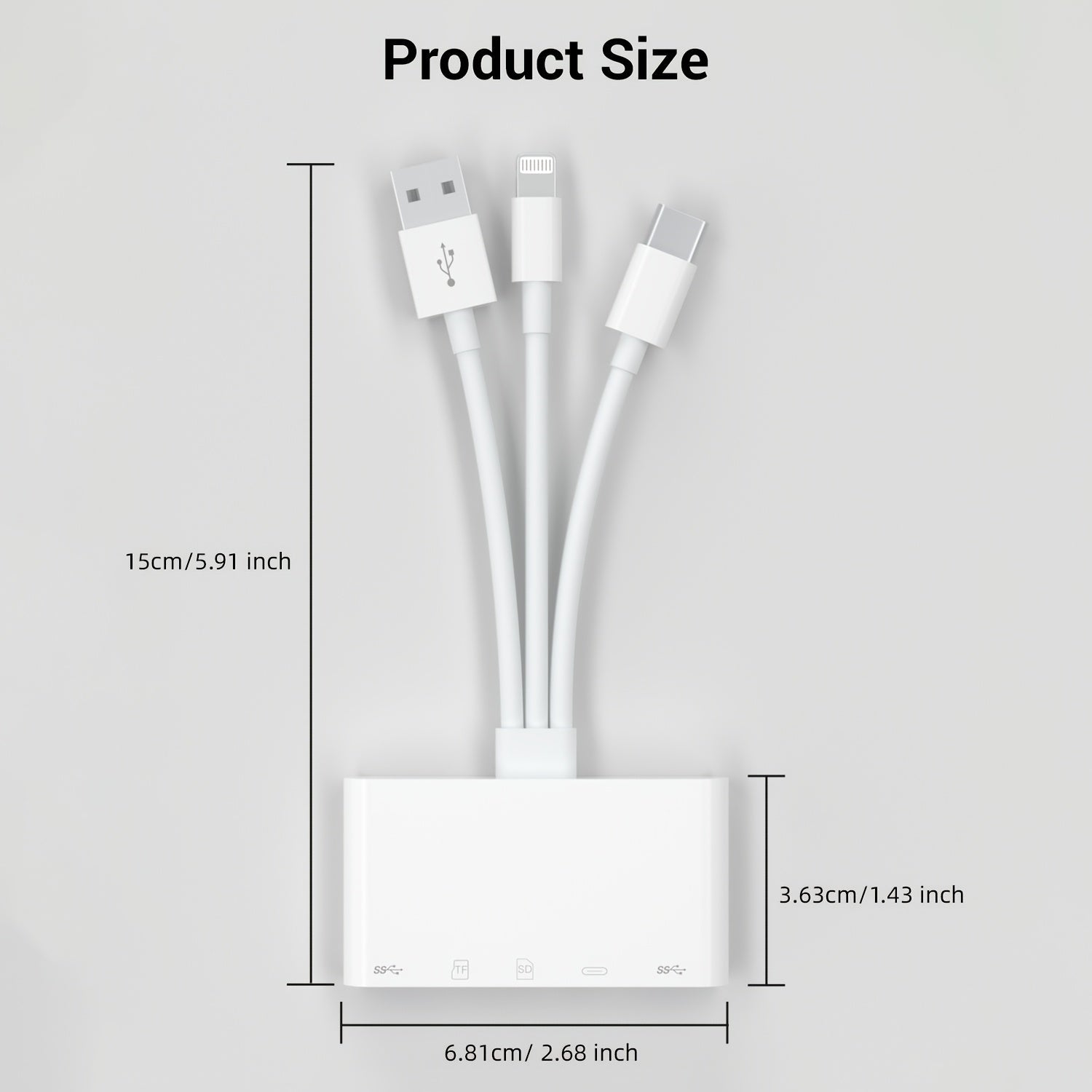 Multi - Device Memory Card Reader with Micro SD & SD Card Slots - HazMarket