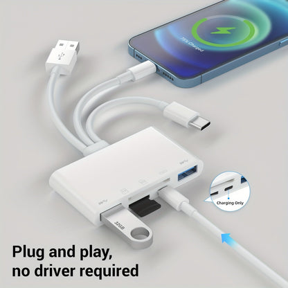 Multi - Device Memory Card Reader with Micro SD & SD Card Slots - HazMarket