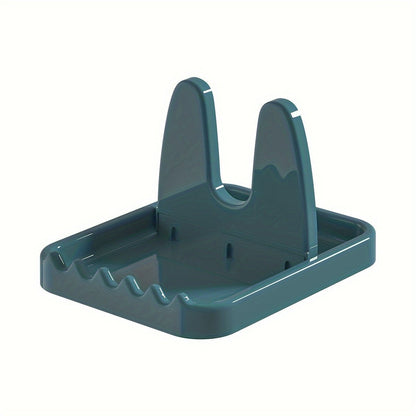 Multifunctional Foldable Plastic Kitchen Utensil Holder with Pot Lid Stand - HazMarket