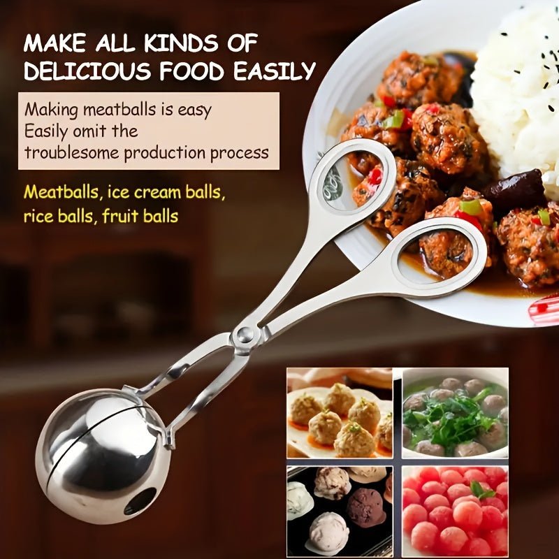 Multifunctional Stainless Steel Meatball Spoon 3pcs - HazMarket