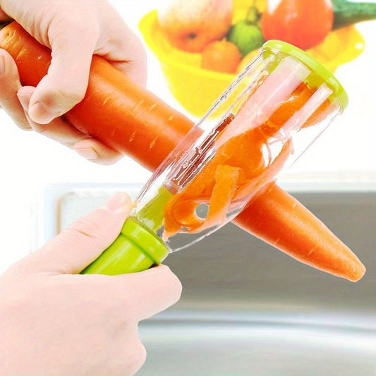 Multifunctional Vegetable and Fruit Peeler with Storage Case - HazMarket